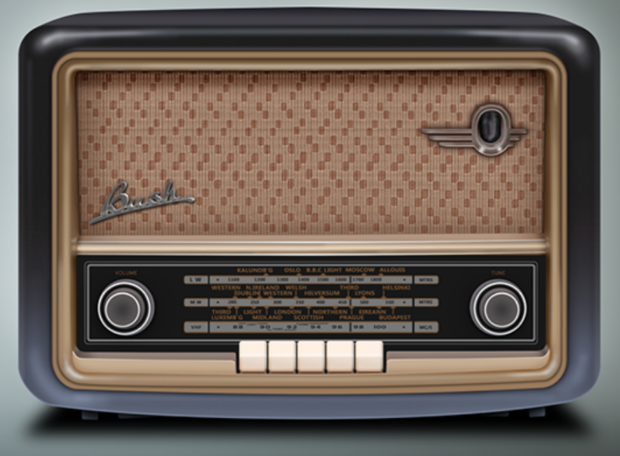 OLD RADIO GRAPHIC